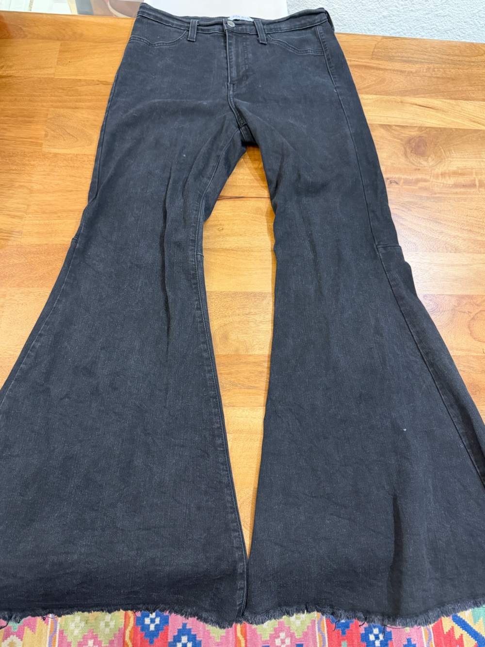 Judy Blue Ultra Flared High-Rise Black Jeans Size 11/30